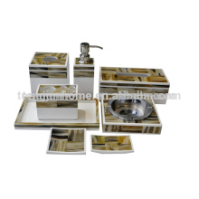 Good Quality Imitation Horn Handmade Bathroom Amenity Set for Luxury Hotel